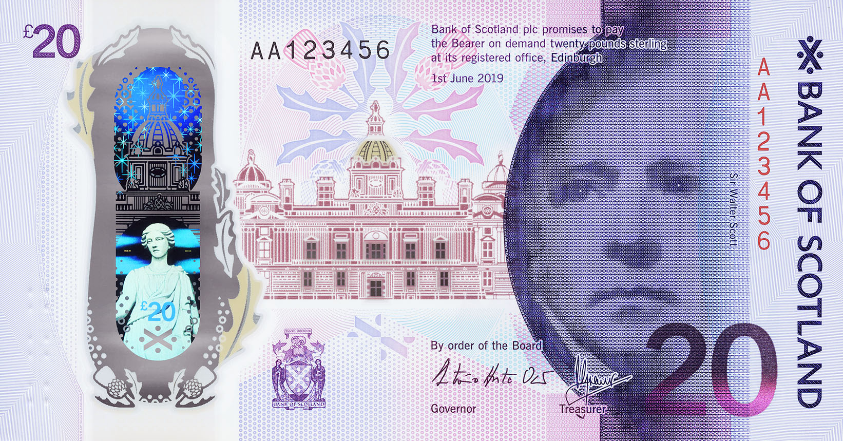 Bank Of Scotland Unveils New 20 Note