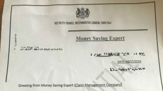 Beware of scam PPI letter which claims to be from MoneySavingExpert