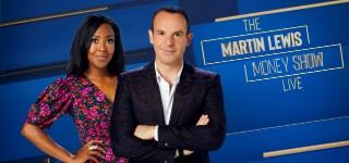 Martin and his co-host on the Martin Lewis Money Show, Angellica Bell