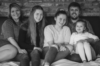Sara Lindoe-Fitton and family