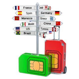 Sign reading locations such as France, Morocco and Germany.