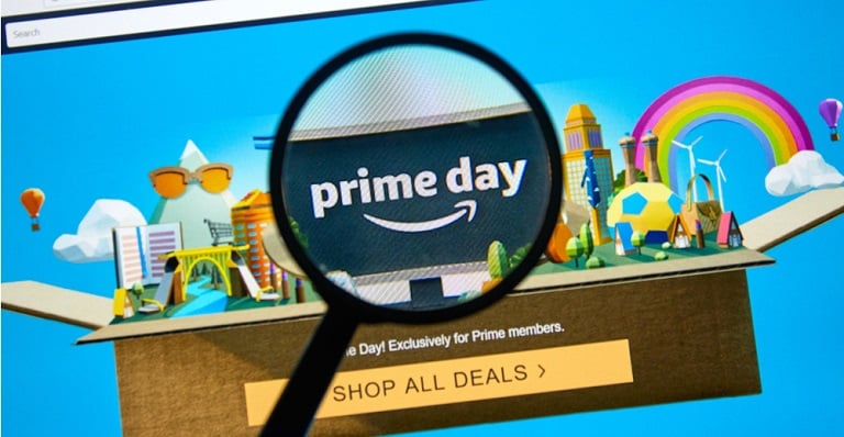 Amazon Prime Day hero homepage