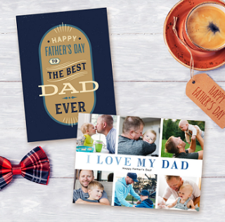 Father's Day deals including a totally FREE personalised postcard