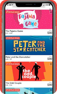 Last minute theatre tickets app