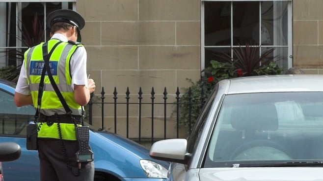 parking enforcement camera fine