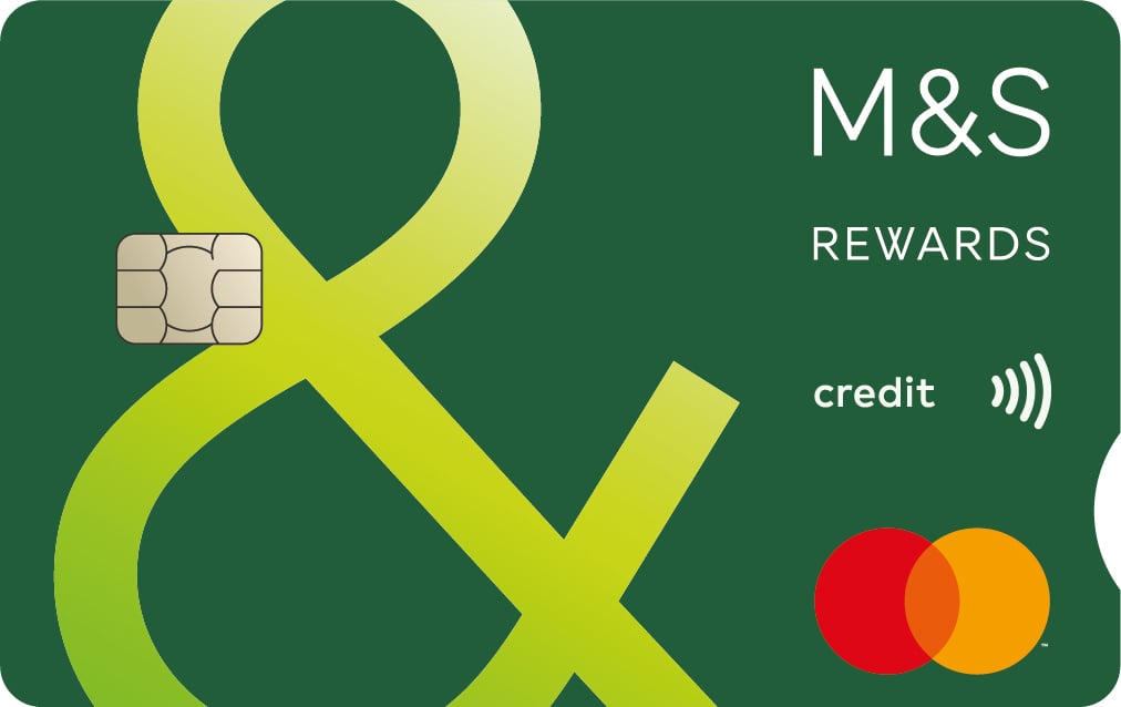 MoneySavingExpert's 0% Spending Card Eligibility Calculator, with the 18-month M&S Bank card selected