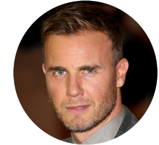 Gary Barlow Close up of Gary Barlow.