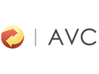 Any Video Convertor logo, which in a circular icon containing a brown arrow and a yellow arrow pointing opposite directions.