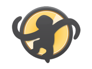 MediaMonkey logo MediaMonkey logo, which is a circular orange icon with the silhouette of a monkey over the top.