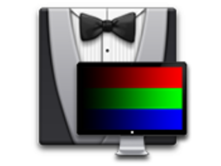 Supercal logo Supercal logo, which is a graphic of a computer monitor in front of a tuxedo.