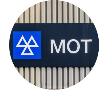 MOT test centre sign MOT test centre sign.