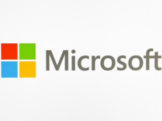 Microsoft logo Microsoft logo, which is a red, green, blue and yellow square in a square.