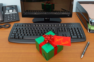 Office Christmas Secret Santa present Office Christmas Secret Santa present