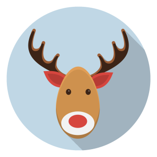 Vector reindeer icon