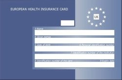 European Health Insurance Card.