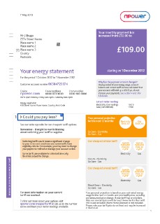 sample bills explained