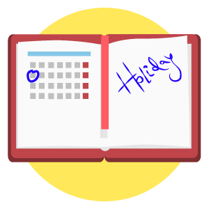 book holiday ahead of time
