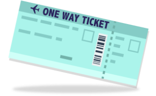 one way airplane ticket