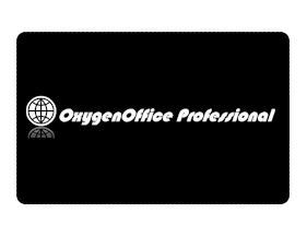 OxygenOffice logo, which is white text on a black background with a globe symbol.