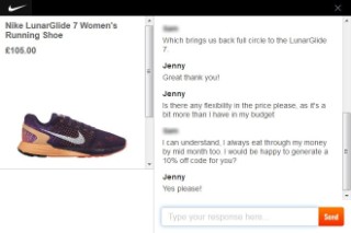 haggle on live chat