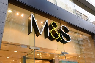 HONG KONG - MAY 2, 2015. M&S store in HK on May 2, 2015. Marks and Spencer specializes in the selling of clothing and luxury food products. 703 stores in UK and 361 stores in more than 40 countries.