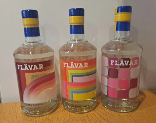 Three bottles of schnapps