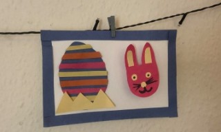 MSE Jules' homemade Easter card