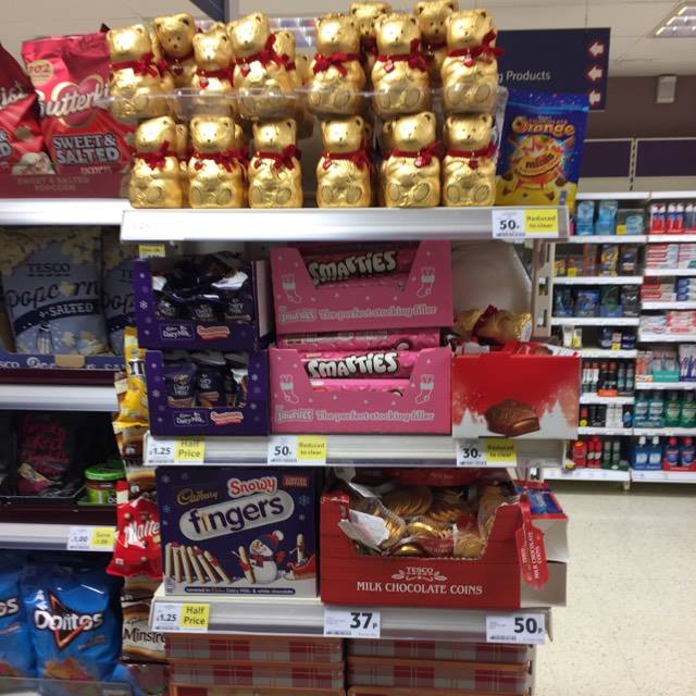 Reduced chocolates at Sainsbury's