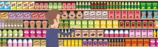Crouching down, hidden bargain – how looking low can save on your supermarket shop