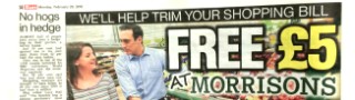 ‘Free’ £5 Morrisons voucher via The Sun? Claiming it could leave you nearly £7 out of pocket…
