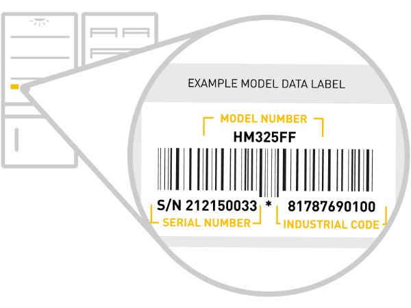 Hotpoint fridge freezer model/serial number