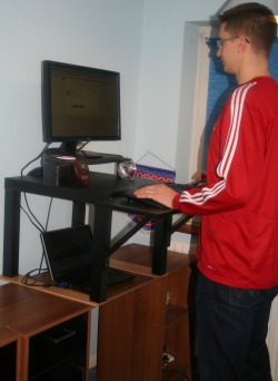 My standing desk cost me £14 My standing desk cost me £14