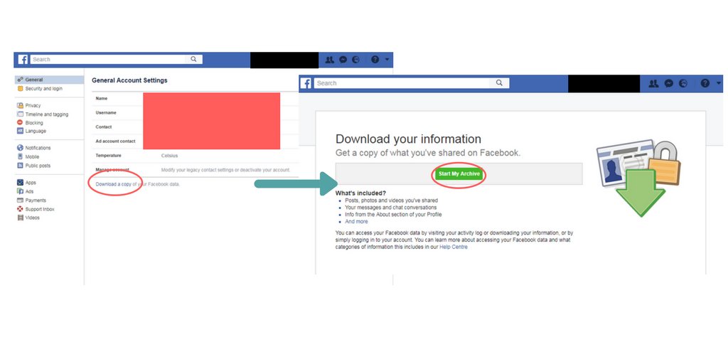Facebook step-by-step