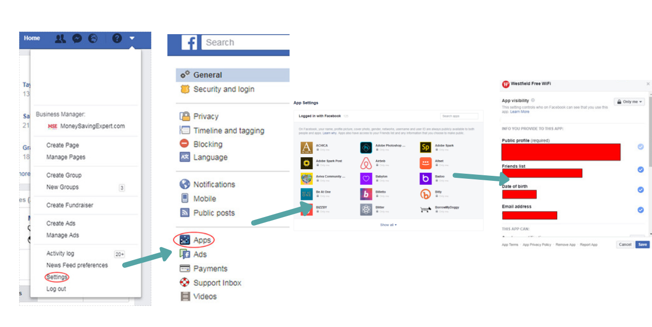 Facebook step-by-step