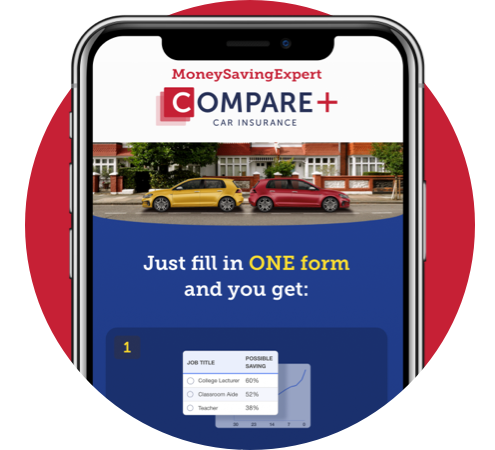 MSE's Car Insurance Compare+ tool.