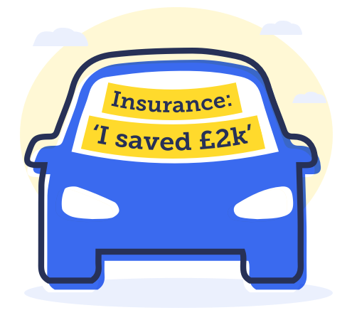 MoneySaver Mitchell saved more than £2,000 on car insurance. This links to MSE's cheap car insurance guide