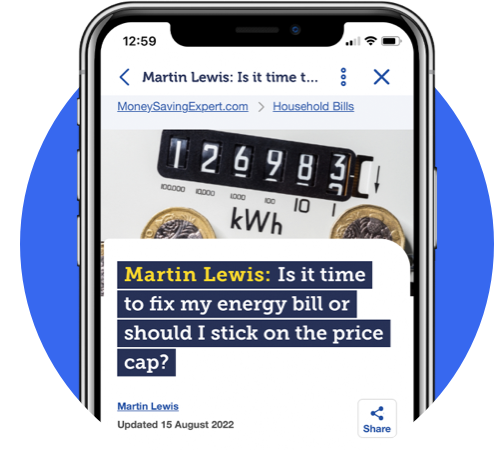 Martin Lewis's guide on whether it's better to fix your energy bills or stick on the price cap