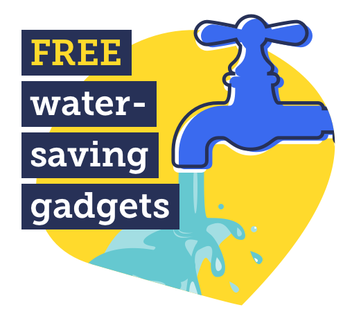 See how to get free water-saving gadgets with Save Water Save Money