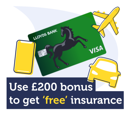 Read more on how you can use the £200 bonus from the Lloyds Silver account to get 'free' insurance in our Top packaged bank accounts guide.