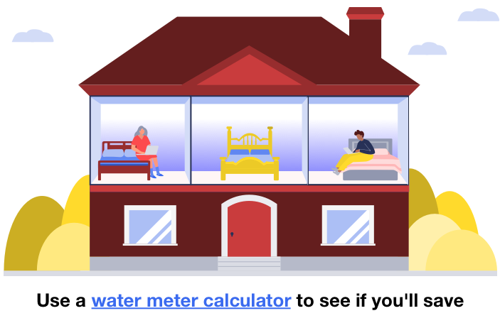 See if you can save on your water bills with the free water meter calculator in MSE's Cut your water bills guide.