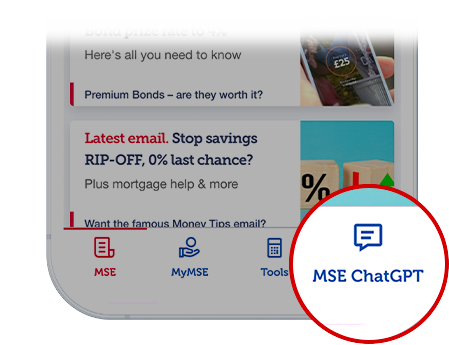 Screengrab of the MSE App with the MSE ChatGPT tab title circled.