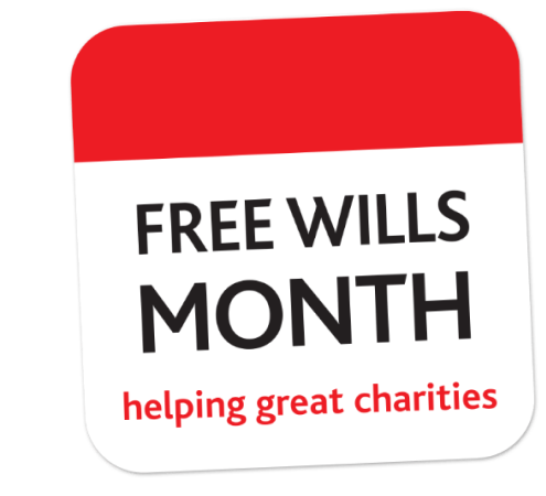 'Free Wills Month, helping great charities.' Image links to our full write-up on Free Wills Month.