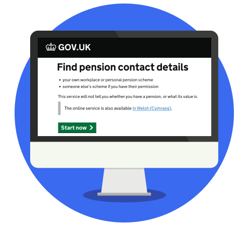 Gov.uk's Find pension contact details webpage, though this image links to full info on MoneySavingExpert.com about finding old pensions, investments and insurance policies, which includes details of the Government's Pension Tracing Service tool.