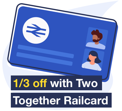Get one-third off train tickets with the Two Together Railcard - MSE's cheap train tickets guide is linked