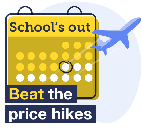 MSE's blog on how to beat school holiday travel price hikes