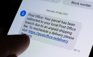 Watch out for scam text messages from the 'Post Office'