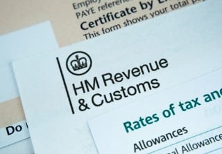 HMRC P60 end-of-year certificate and letters about tax rates