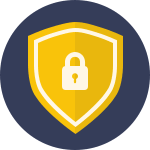 shield with lock