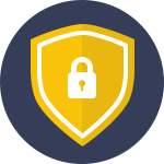 shield with lock